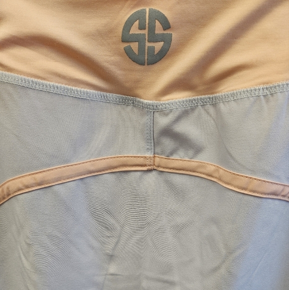 Simply Southern Athletic Skort Coral White NEW - Picture 5 of 7